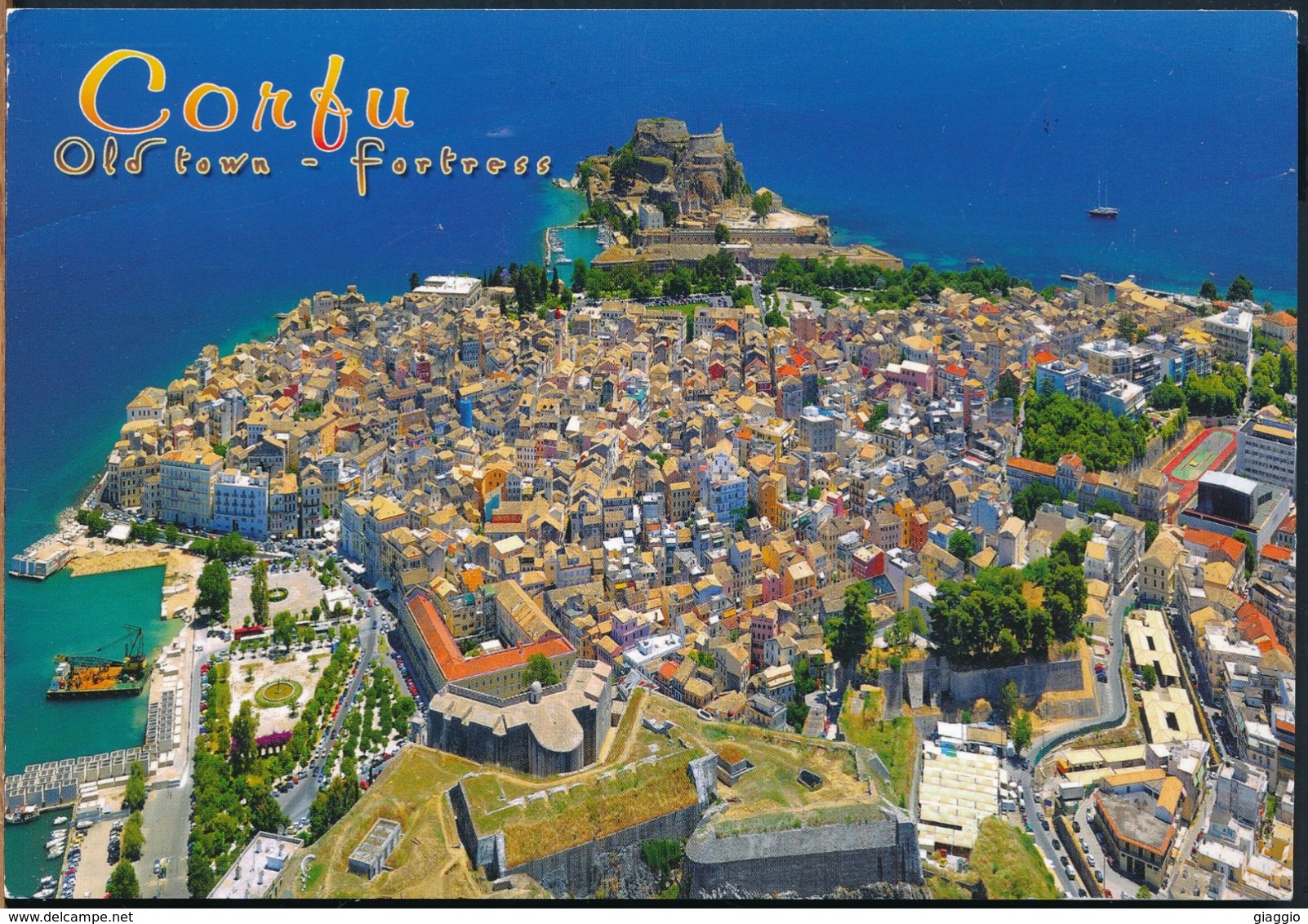 °°° GF648 - GREECE - CORFU - OLD TOWN FORTRESS - 2018 With Stamps °°° - Grecia