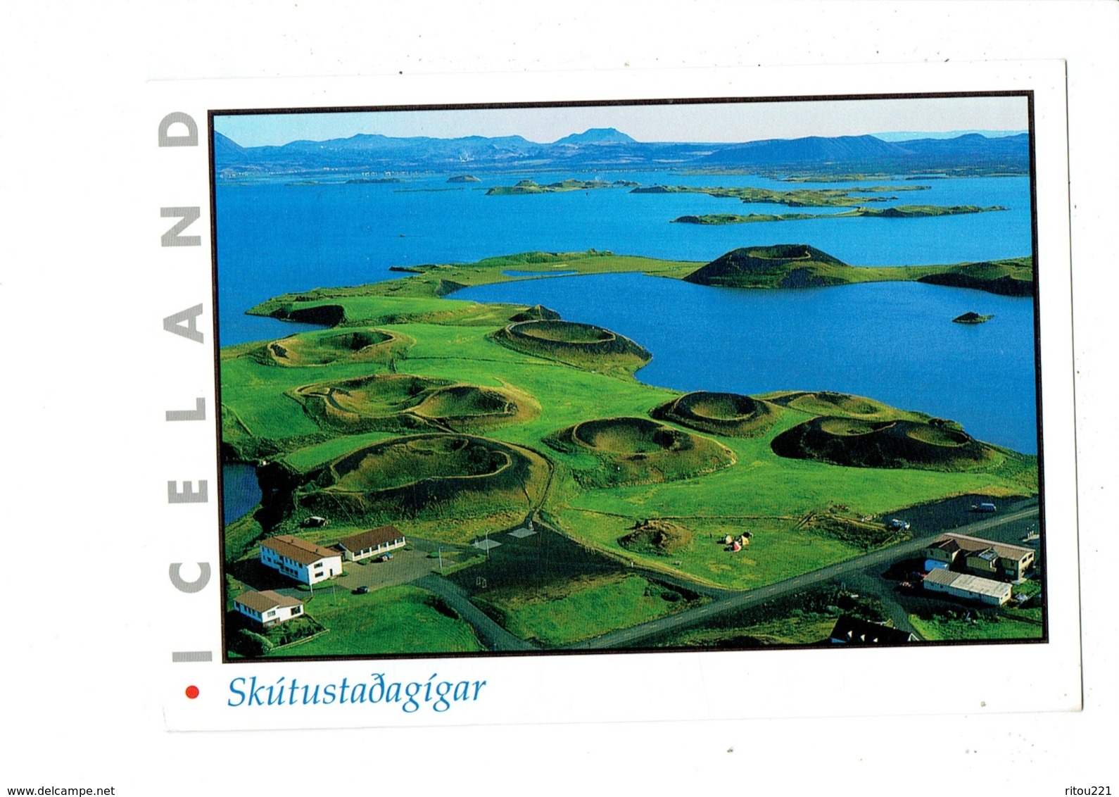 Cpm - Cratères D'Islande - Skútustaðagígar - Terrain Football Basket-ball Ou Tennis - Islande