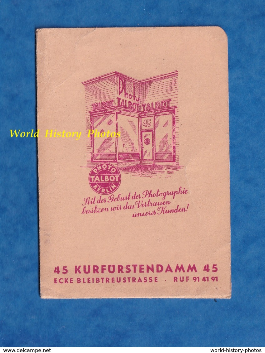 Pochette Ancienne Pour Photographie - BERLIN - Magasin Photo TALBOT - 45 Kurfürstendamm Ecke Bleibtreutstrasse - 1950 - ...