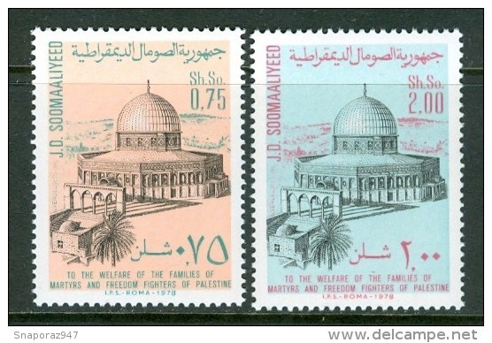 1978 Somalia Rifugiati Palestinesi Set MNH** - Rifugiati