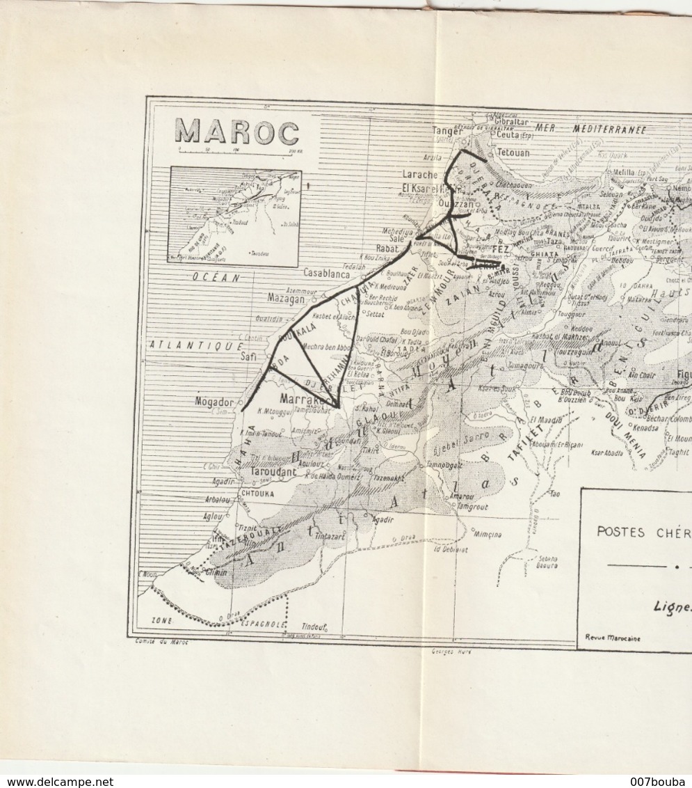 L. Bergasse - La Poste Chérifienne Et Ses Timbres ( Maroc ) N°1 Année 1927 - 30 Pages - Kolonien Und Auslandsämter