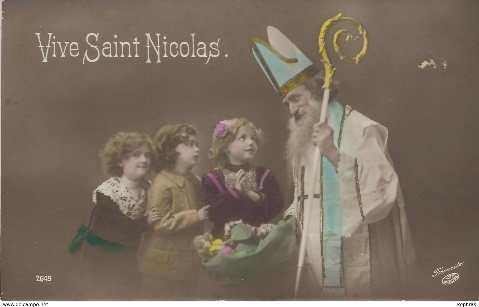 VIVE ST NICOLAS - Cachet De La Poste 1913 - Nikolaus