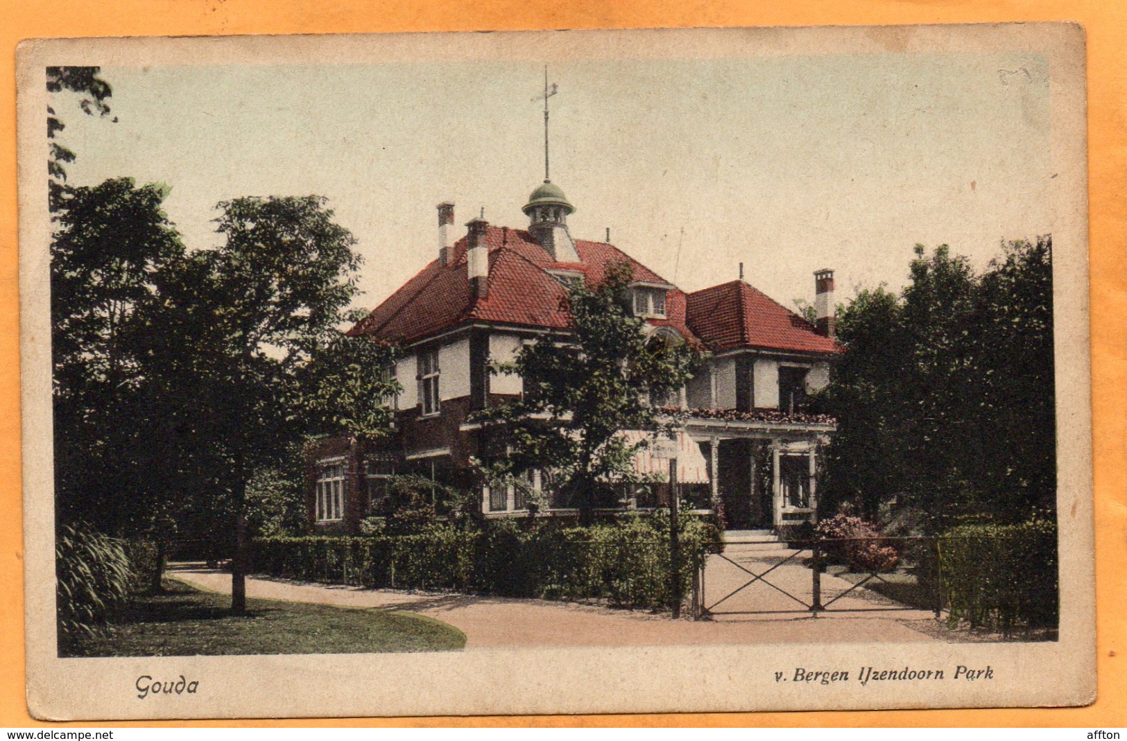 Gouda Netherlands 1908 Postcard - Gouda