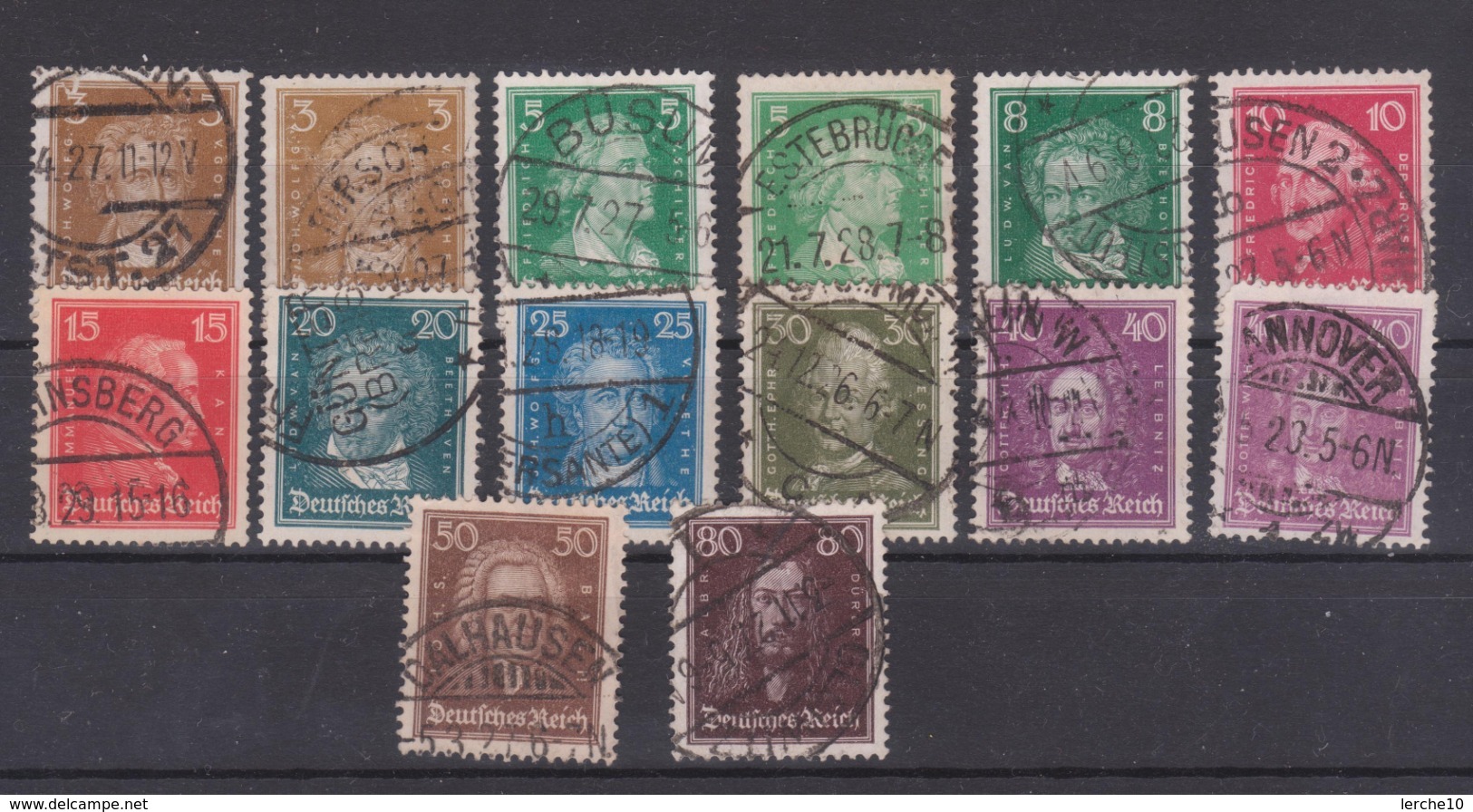 MiNr. 385-397    (0470) - Gebraucht