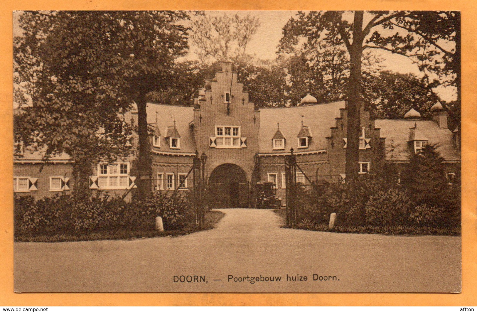 Doorn Netherlands 1908 Postcard - Doorn