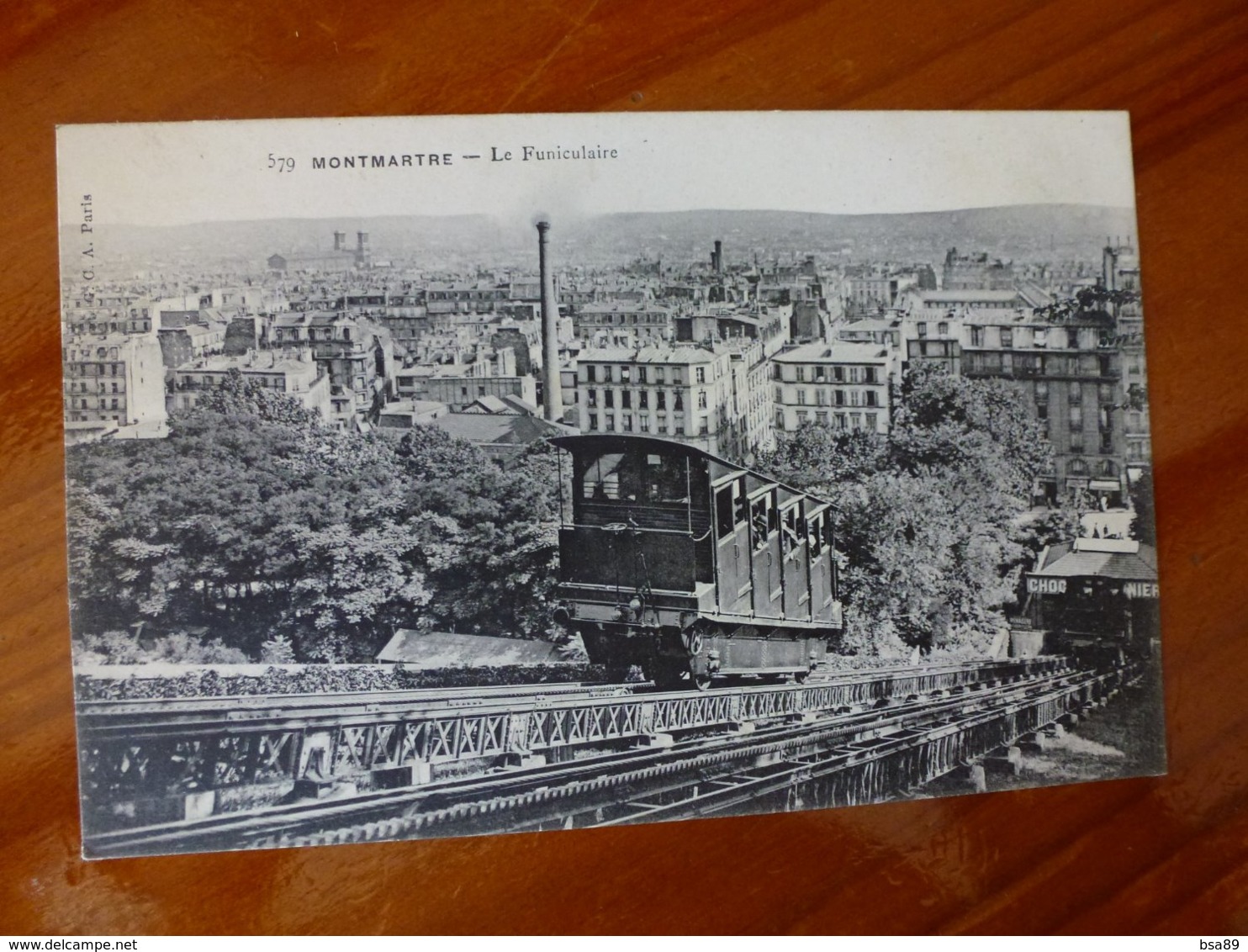 CPA MONTMARTRE, LE FUNICULAIRE - Arrondissement: 18