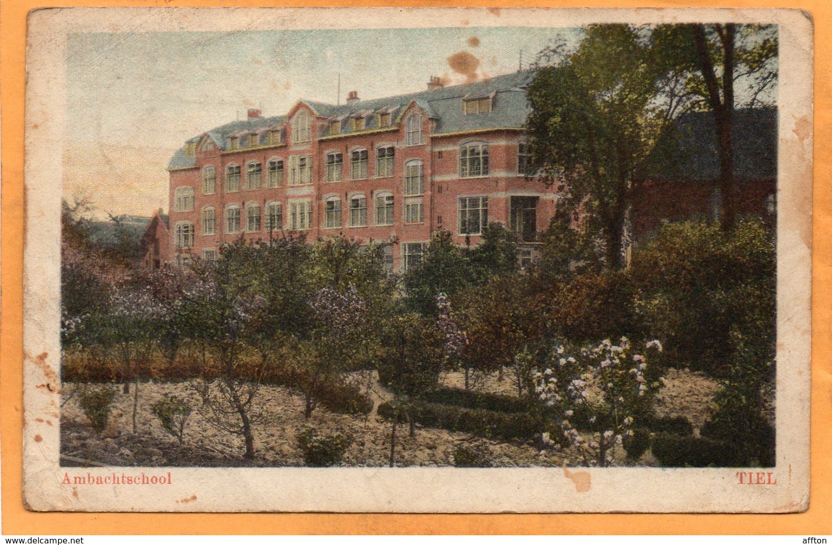 Tiel Netherlands 1908 Postcard - Tiel