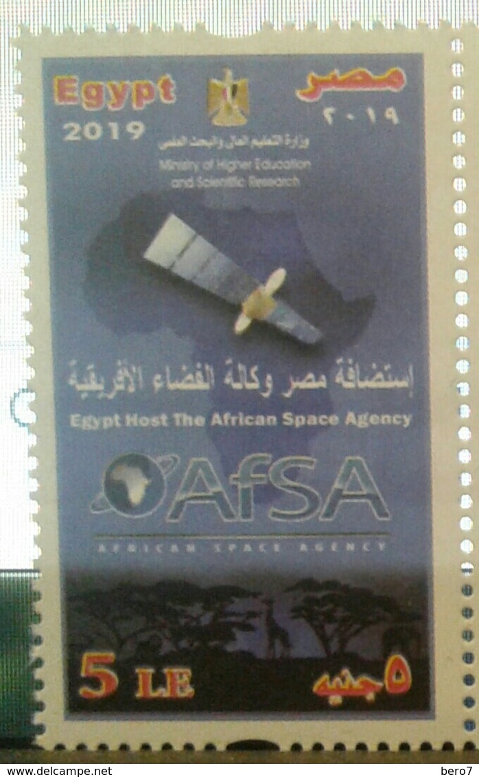 Egypt -  Egypt Host African Space Agency - Unused MNH - [2019] (Egypte) (Egitto) (Ägypten) (Egipto) (Egypten) - Neufs