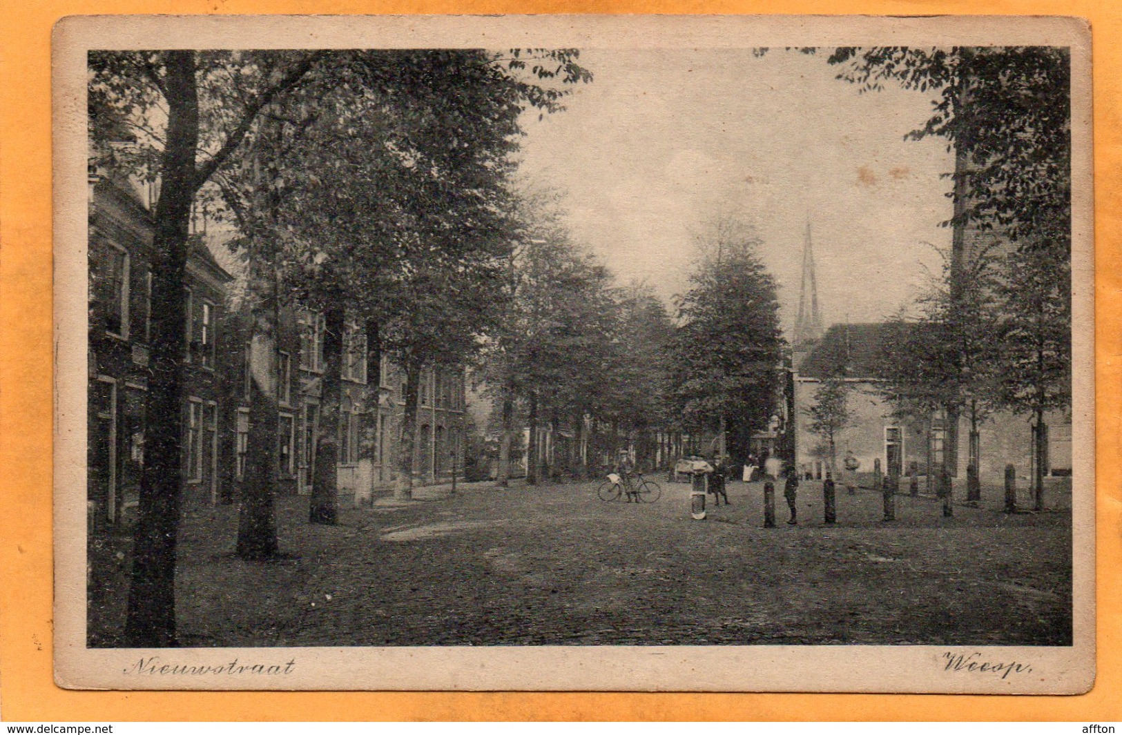 Weesp Netherlands 1908 Postcard - Weesp