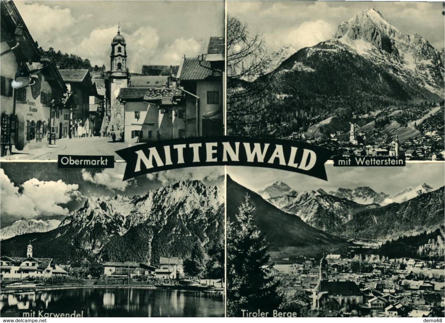 Mittenwald Allemagne Deutschland Germany Bavière  Multi-vues Photo Karwendel - Mittenwald