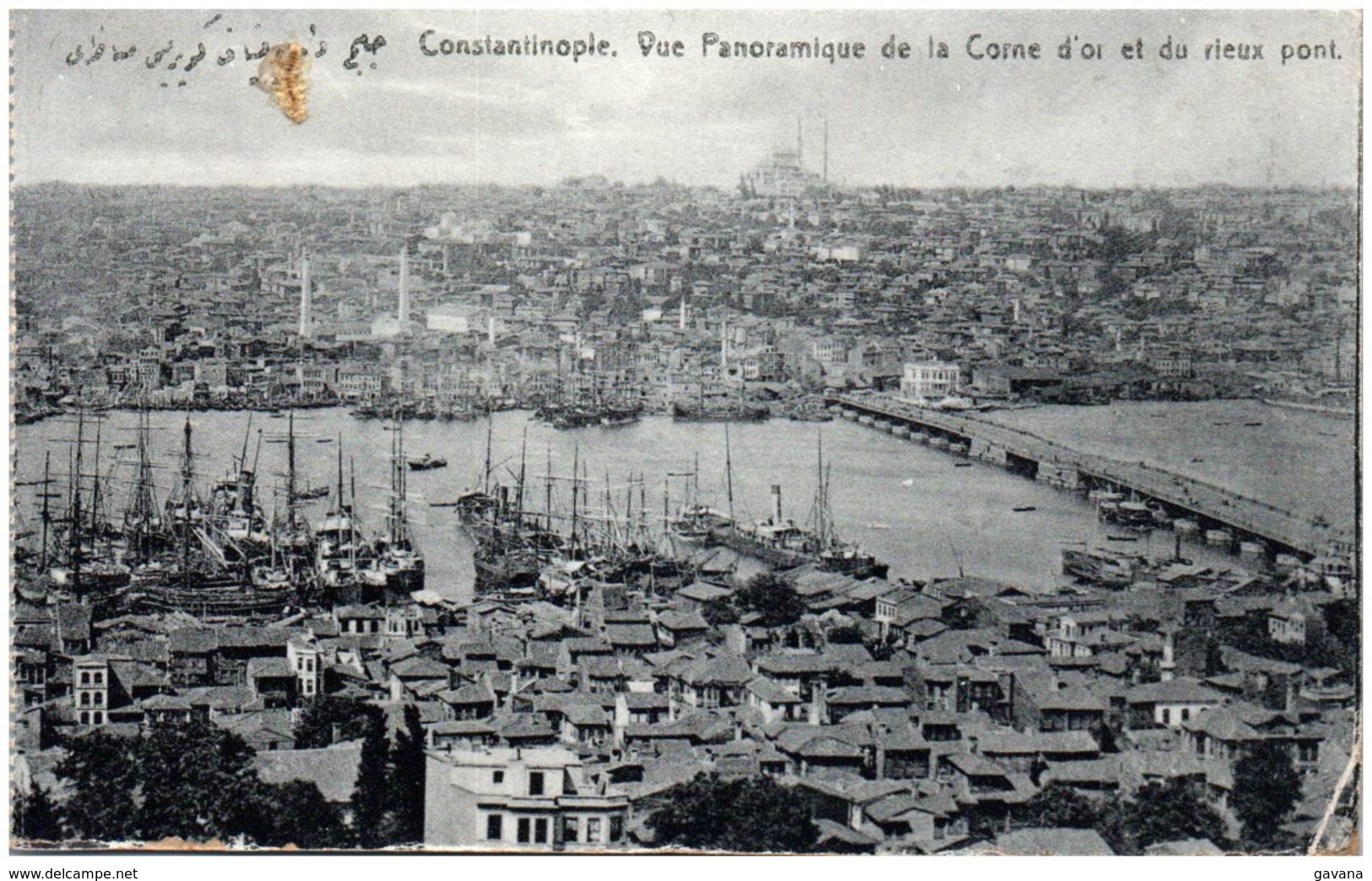 CONSTANTINOPE - Vue Panoramique Dela Corne D'Or Et Du Vieux Pont - Turquie
