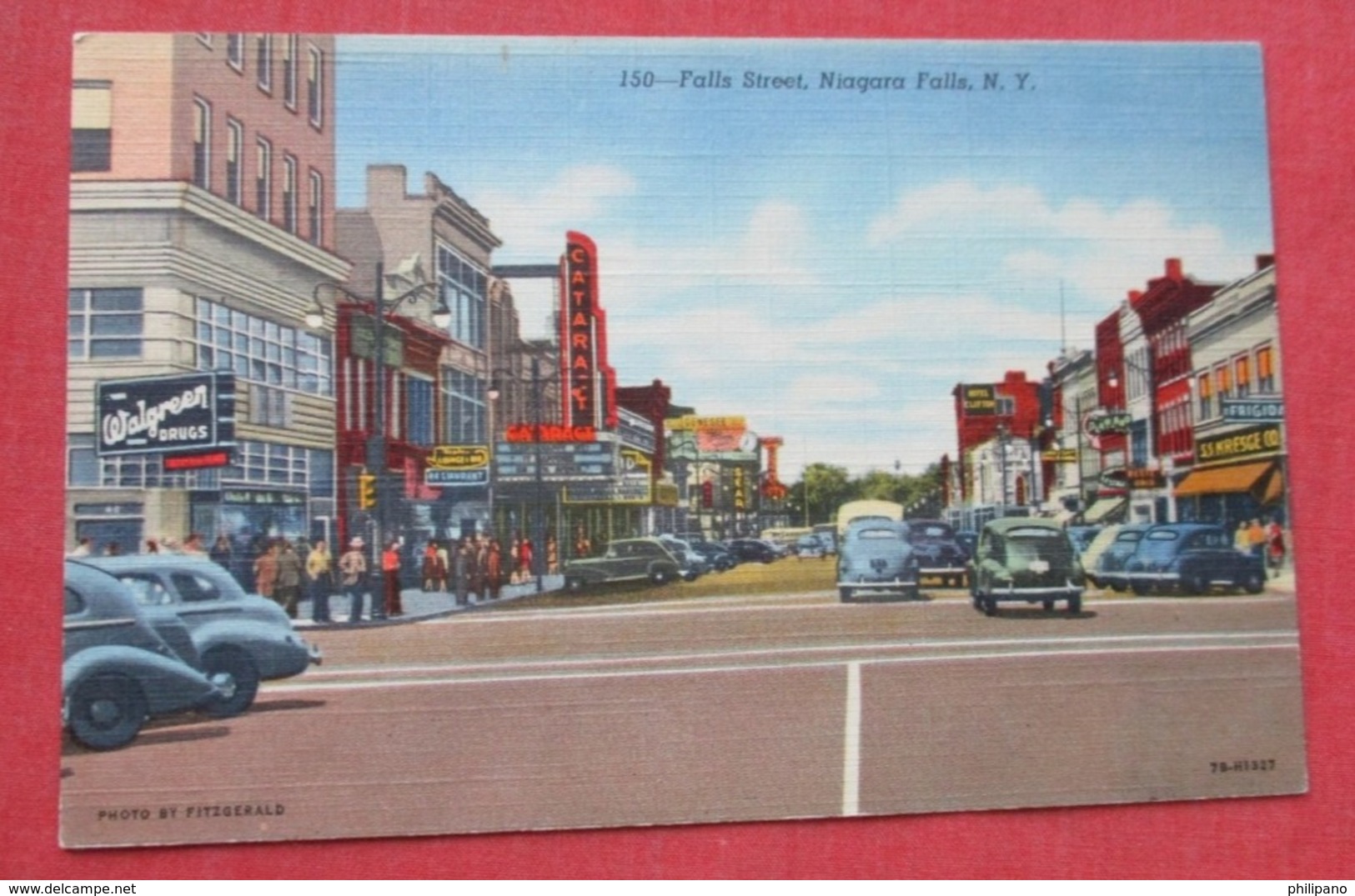 Falls Street Drug Store Movie Theatre  Niagara Falls New York >> Ref 3629 - Other & Unclassified