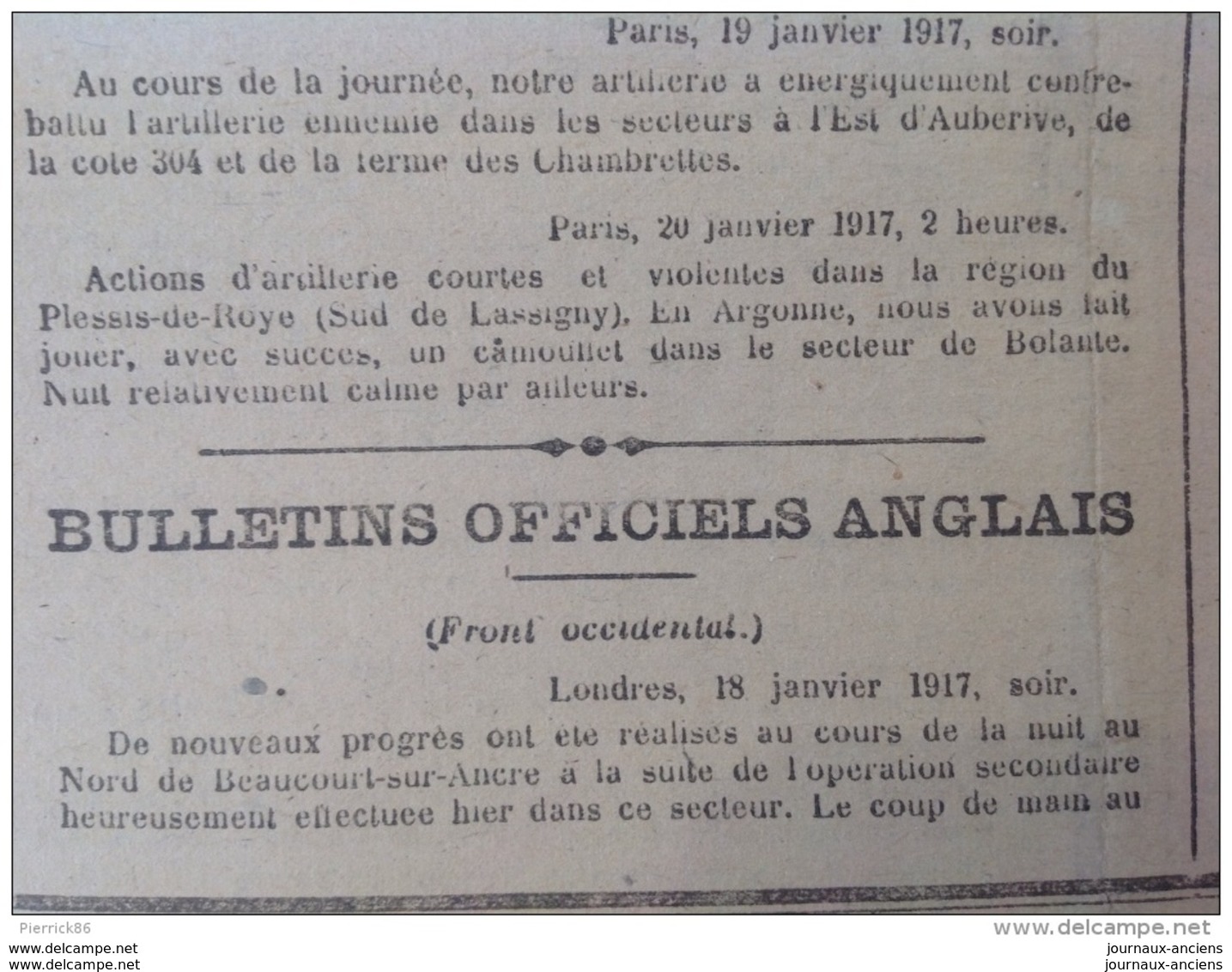 1917- GAZETTE DES ARDENNES - BULLETINS OFFICIELS - GRANDPRÉ - PRISONNIERS DE GUERRE - GÉNÉRAL BASSOT - Autres & Non Classés