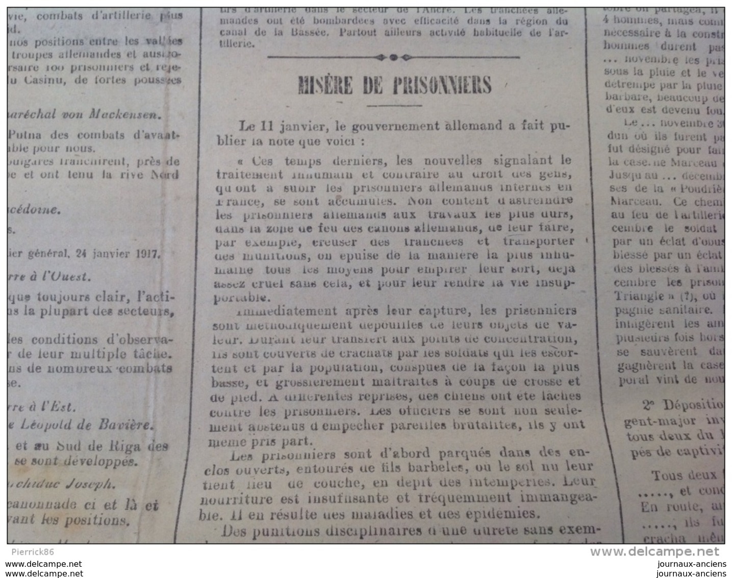 1917- GAZETTE DES ARDENNES - BULLETINS OFFICIELS - GRANDPRÉ - PRISONNIERS DE GUERRE - GÉNÉRAL BASSOT - Autres & Non Classés