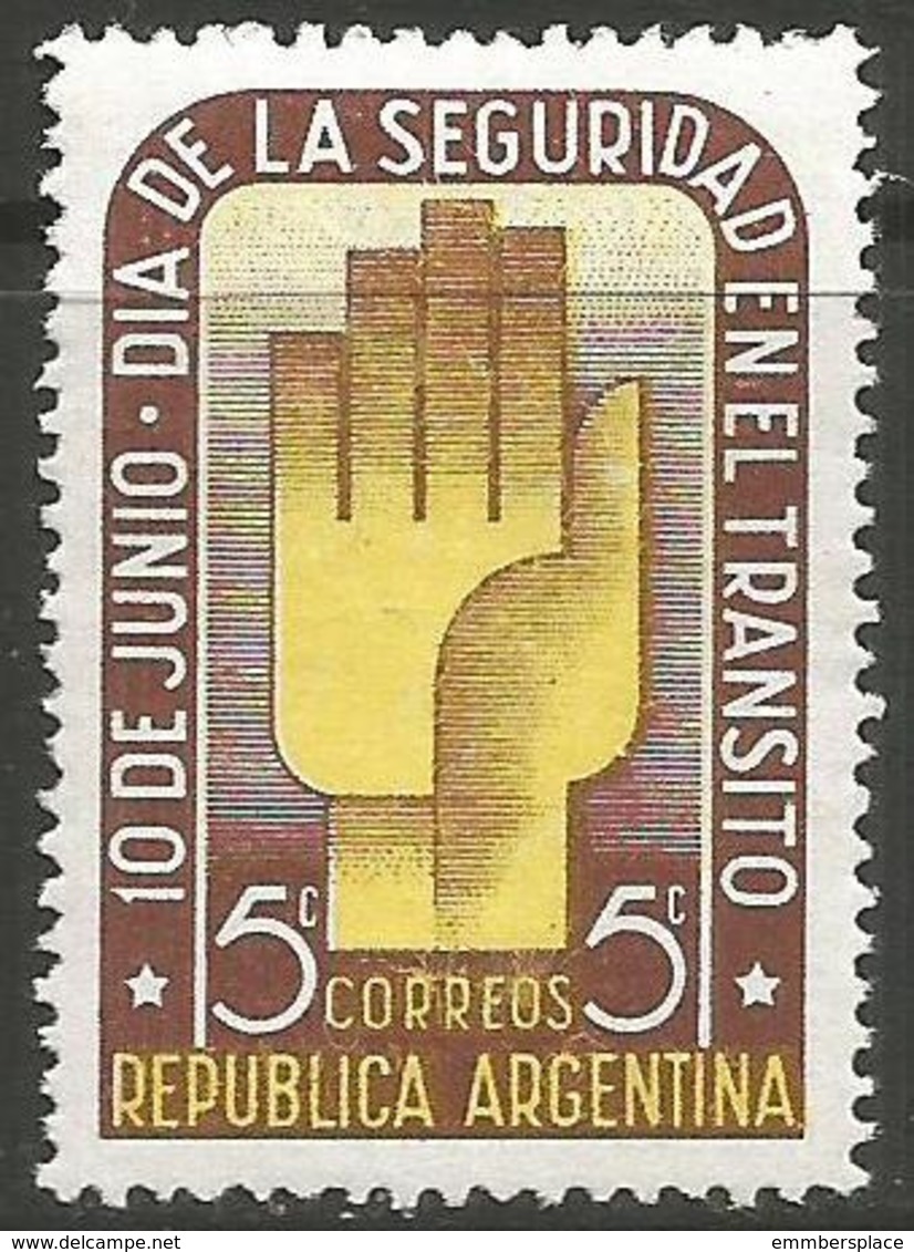 Argentina - 1948 Road Traffic Safety MNH **   Sc 578 - Unused Stamps