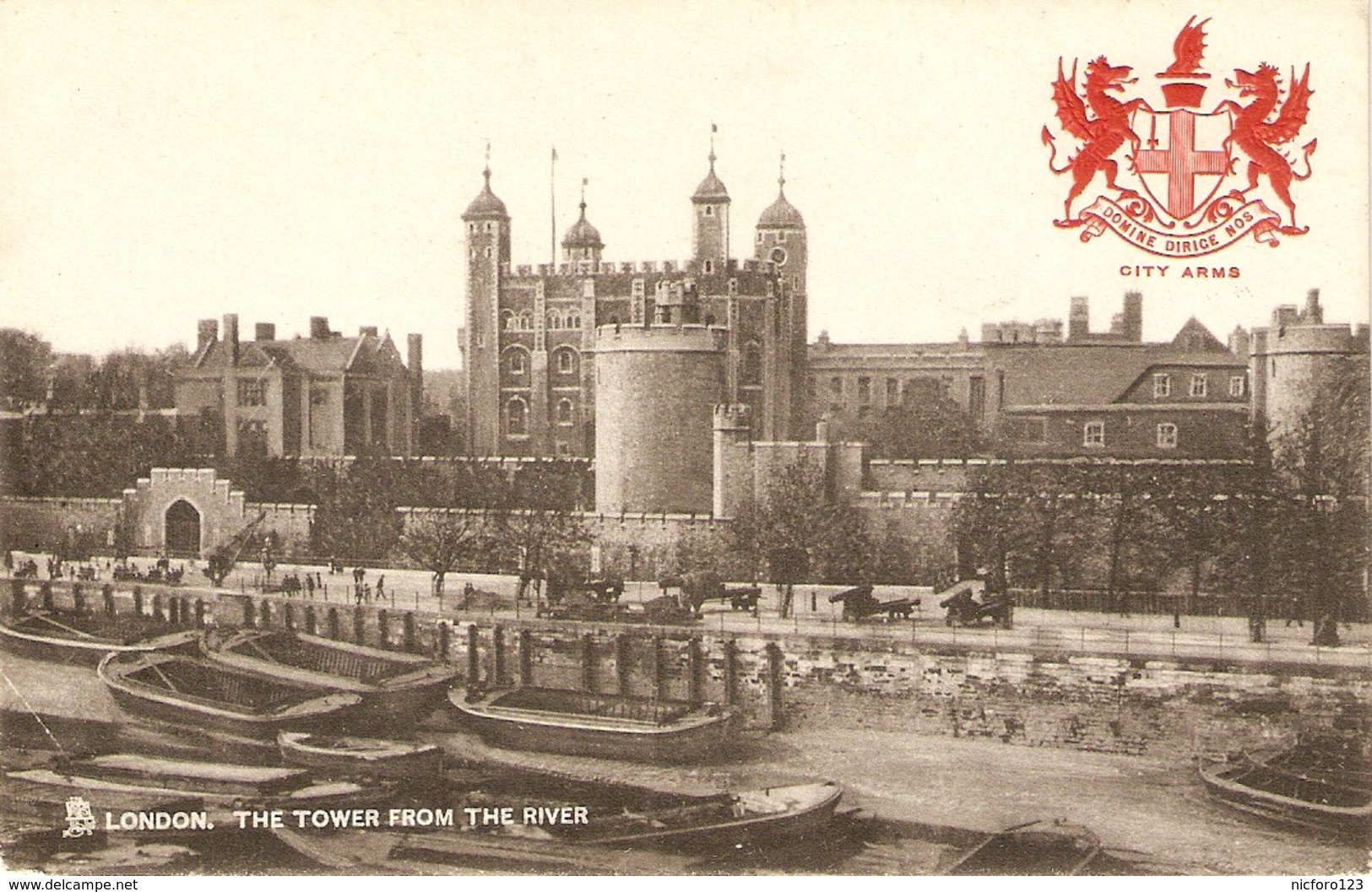 "Views Of London"  Group Of Siz (6)  Tuck Heraldic View  Series Postcards # 2174/2175 - Tuck, Raphael
