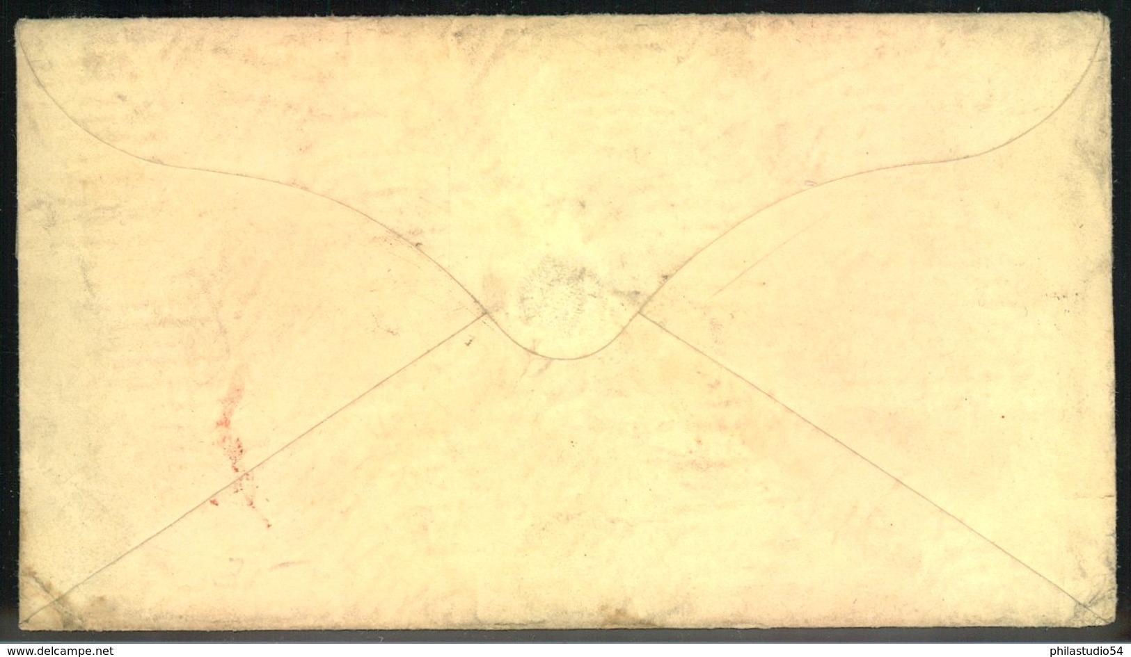 1851 Ca., 3 Cent Washington Imperforated On Small Cover From CARBONDALE. - Minerali