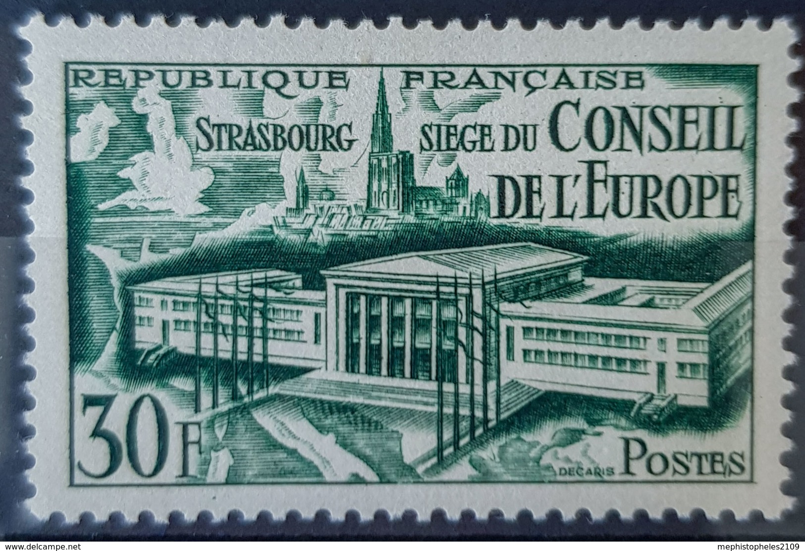 FRANCE 1952 - MNG - YT 923 - Conseil De L'Europe - Ungebraucht