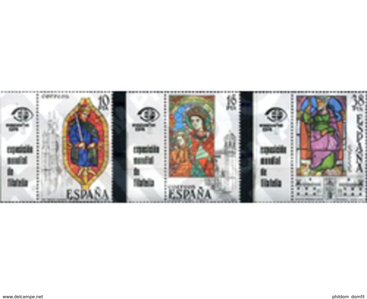 Ref. 210918 * MNH * - SPAIN. 1983. ARTISTIC STAINED GLASS WINDOWS . VIDRIERAS ARTISTICAS - Nuovi