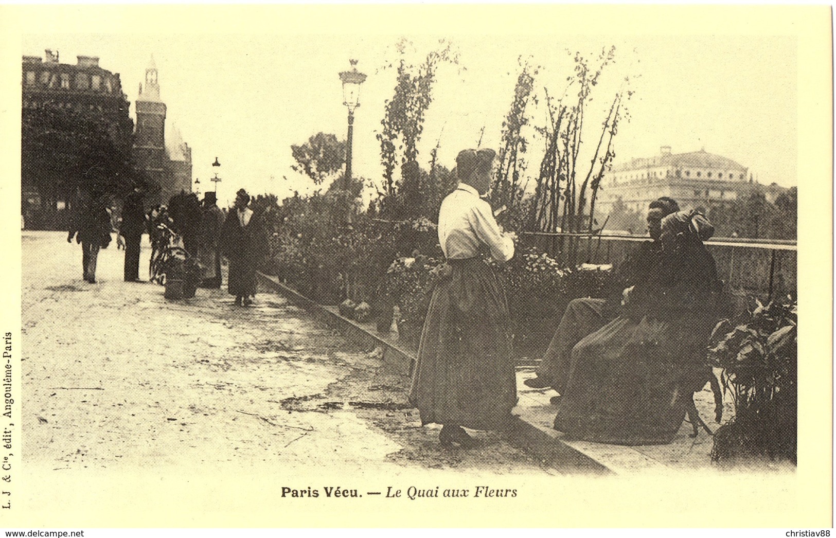 Paris Vécu - Le Quai Aux Fleurs - Ré-édition Cecodi (2) - Petits Métiers à Paris