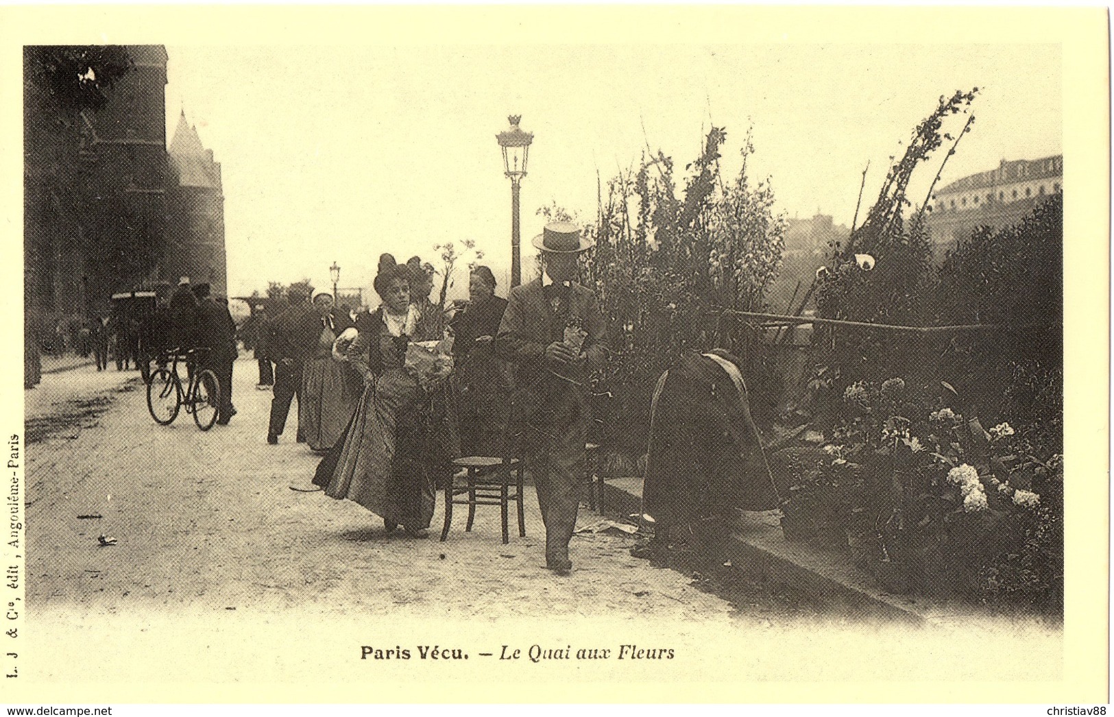 Paris Vécu - Le Quai Aux Fleurs - Ré-édition Cecodi (2) - Petits Métiers à Paris