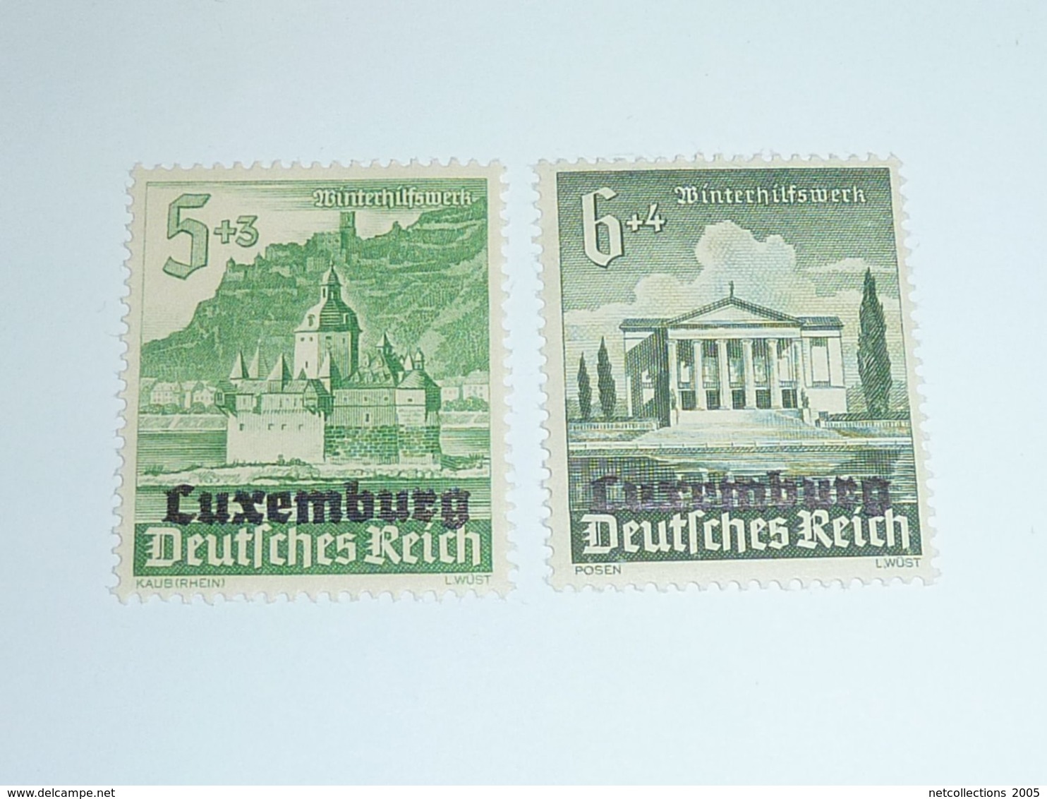 TIMBRE DU LUXEMBOURG OCCUPATION ALLEMANDE 1941 N°33/41 - STAMPS - LOT DE TIMBRES - (AF) - 1940-1944 Occupation Allemande
