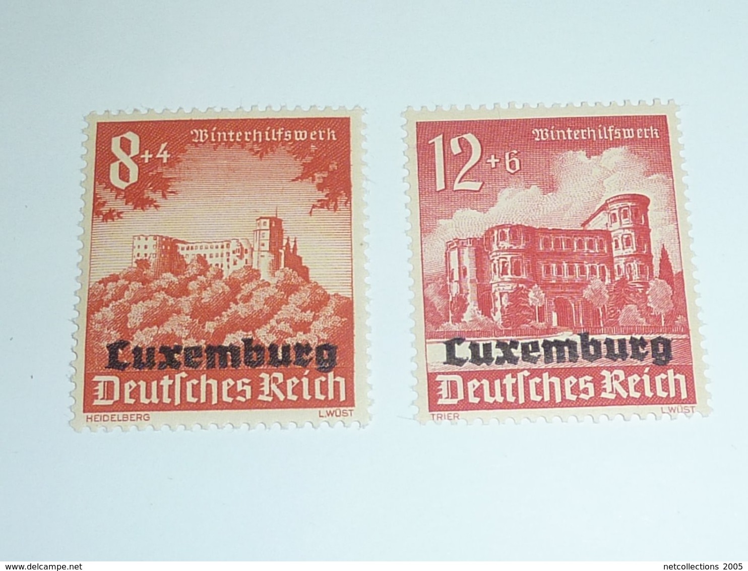 TIMBRE DU LUXEMBOURG OCCUPATION ALLEMANDE 1941 N°33/41 - STAMPS - LOT DE TIMBRES - (AF) - 1940-1944 Occupation Allemande