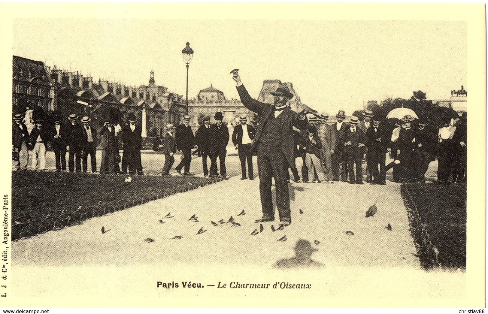 Paris Vécu - Le Charmeur D'oiseaux - Ré-édition Cecodi (2) - Petits Métiers à Paris