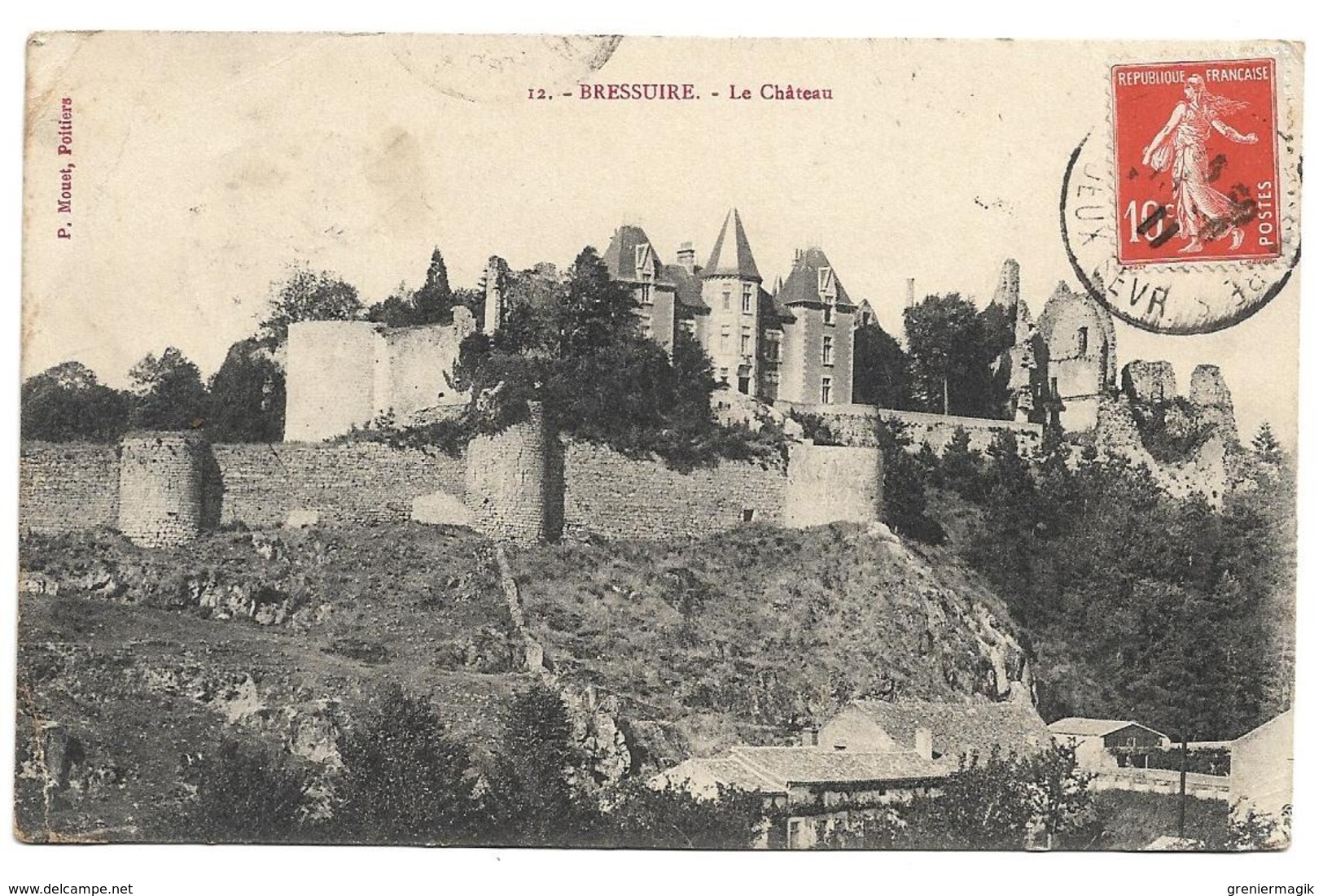 Cpa 79 Bressuire - Le Château - Bressuire