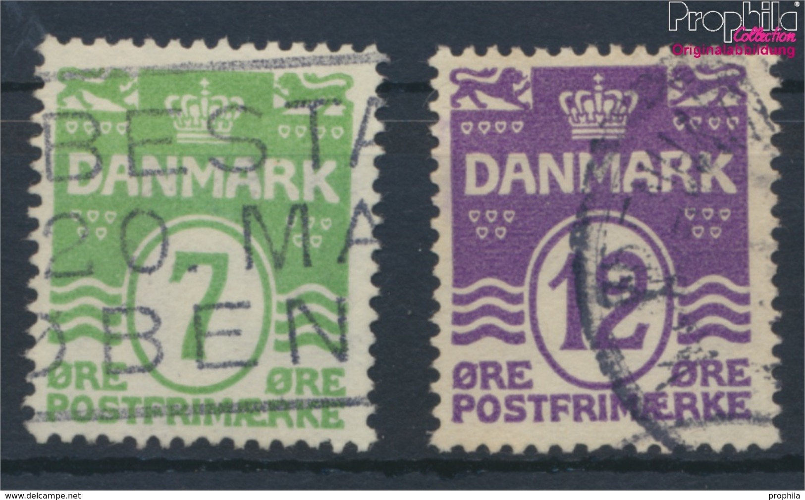 Dänemark 166-167 (kompl.Ausg.) Gestempelt 1926 Wellenlinien (9341626 - Gebraucht