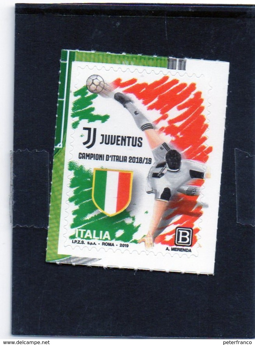 2019 Italia - Juventus - Campione D'Italia - Unused Stamps