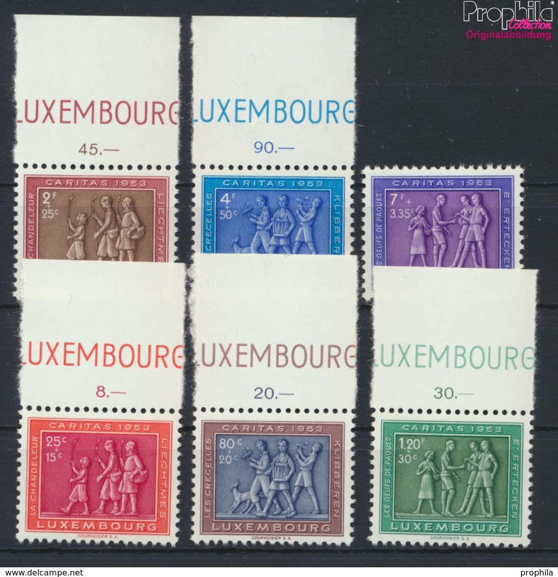 Luxemburg 517-522 (kompl.Ausg.) Postfrisch 1953 Heimatliches Brauchtum (9256378 - Ungebraucht