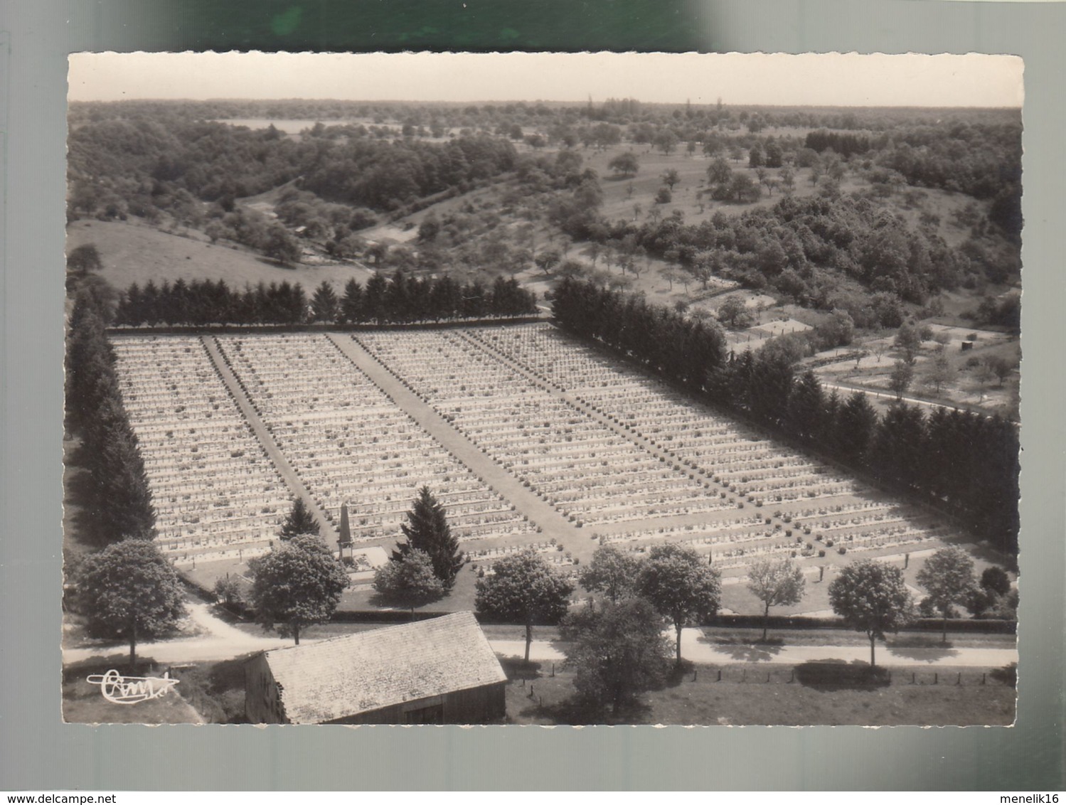 CP - 51 - Sainte-Menehould - Vue Aérienne - Cimetière Militaire - Sainte-Menehould