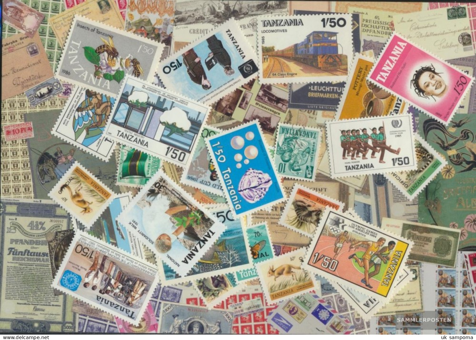 Tanzania 25 Different Stamps - Tanzania (1964-...)