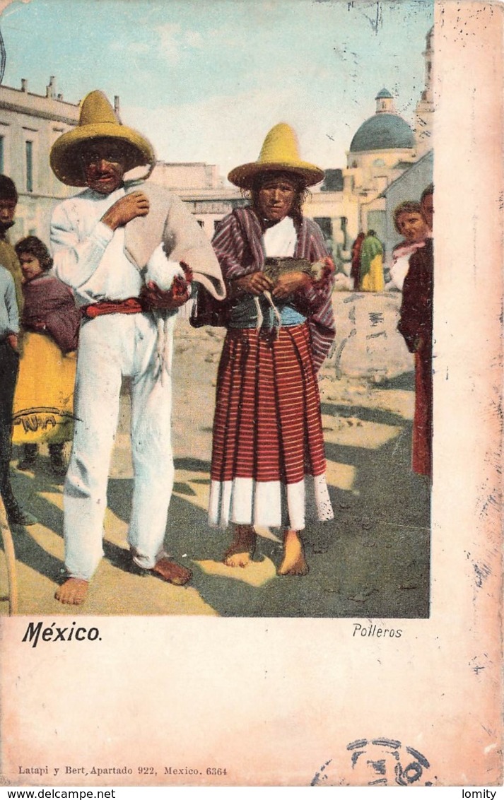 Mexique Mexico Palleros Folklore + Timbre Cachet 1912 - Mexique