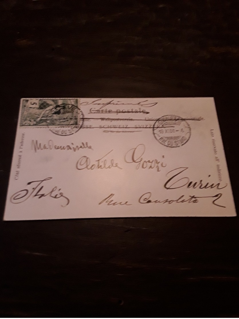 Cartolina Postale 1900, Chemin De Fer Du Salève - Sonstige & Ohne Zuordnung