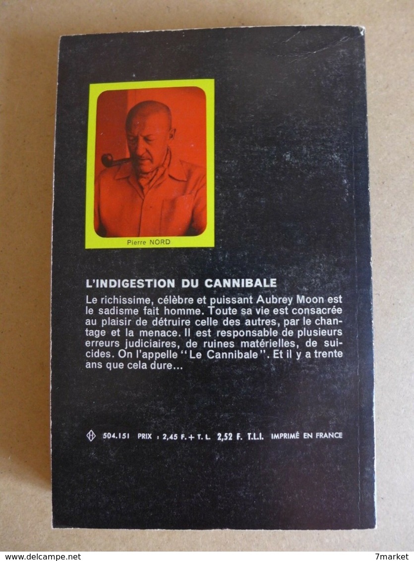 Hugh Pentecost - L'indigestion Du Cannibale  / éd. Librairie Arthème Fayard - 1963 - Arthème Fayard - Autres