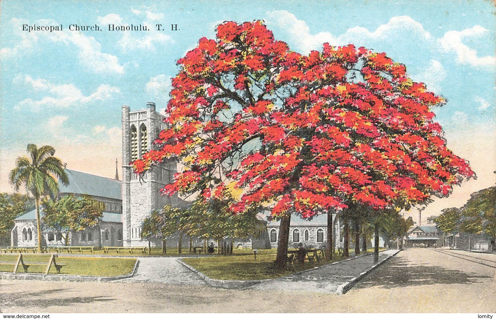 USA Hawai Honolulu Episcopal Church Eglise Episcopale - Honolulu