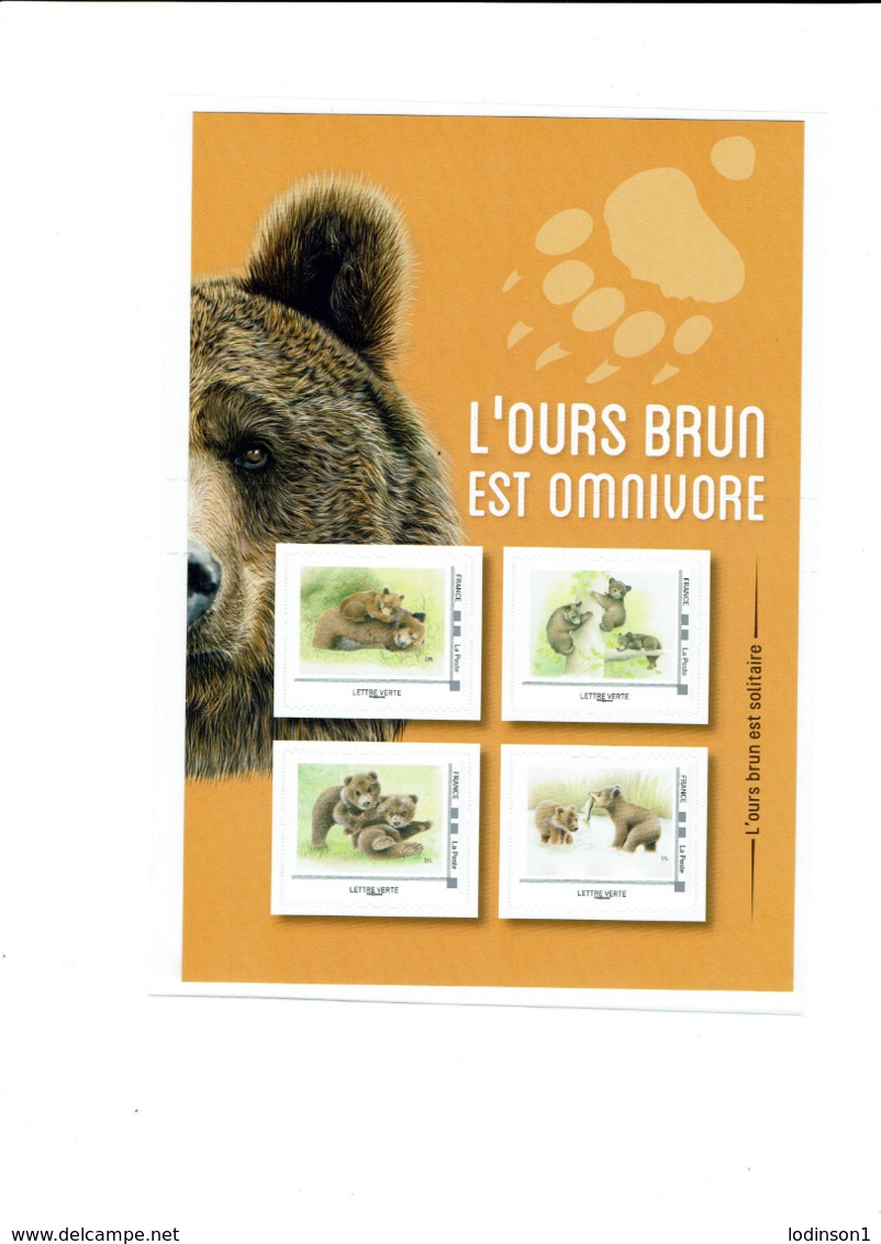 FRANCE 2019 Collector Ours Brun -poisson(saumon) - Collectors