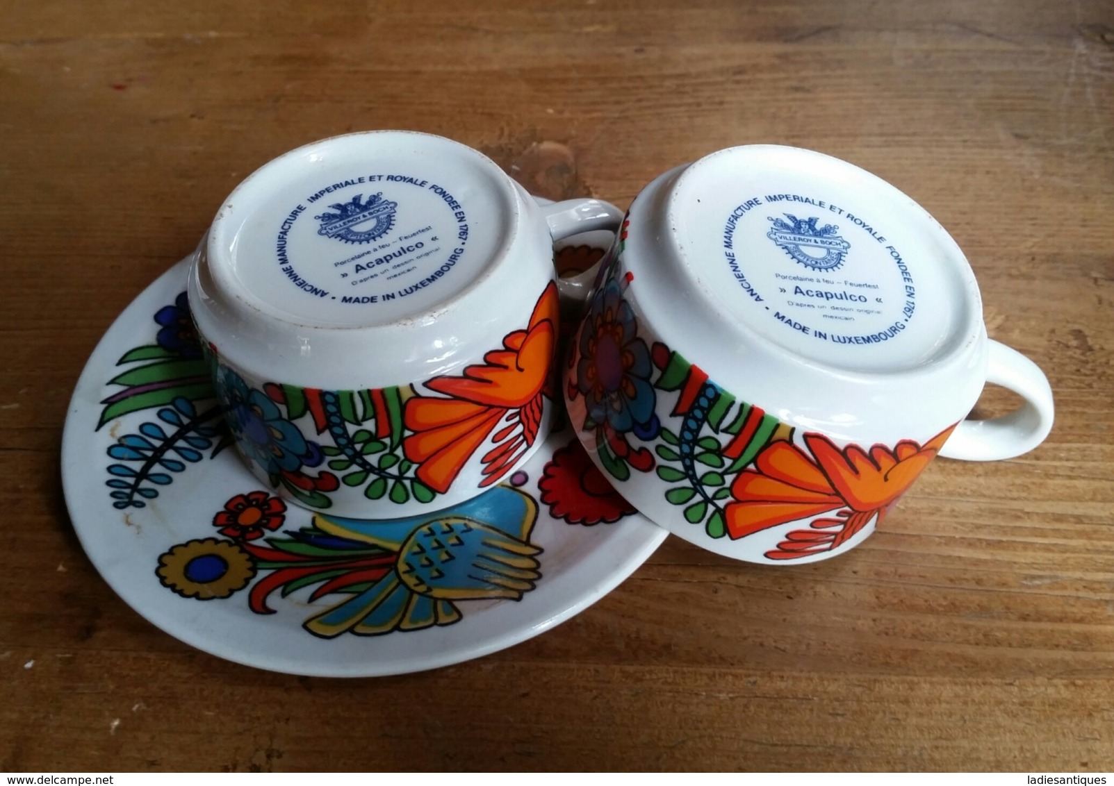 V&B 2 Tasses/1st - 2 Kopjes/1schoteltje - Ta359 - Villeroy/Boch (LUX)