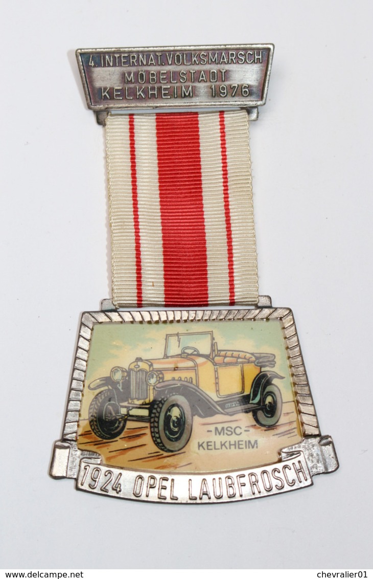 Médaille De Marche_008_1976, 4e Int. Volksmarsch Möbelstadt-Kelkheim_Automobile - Autres & Non Classés