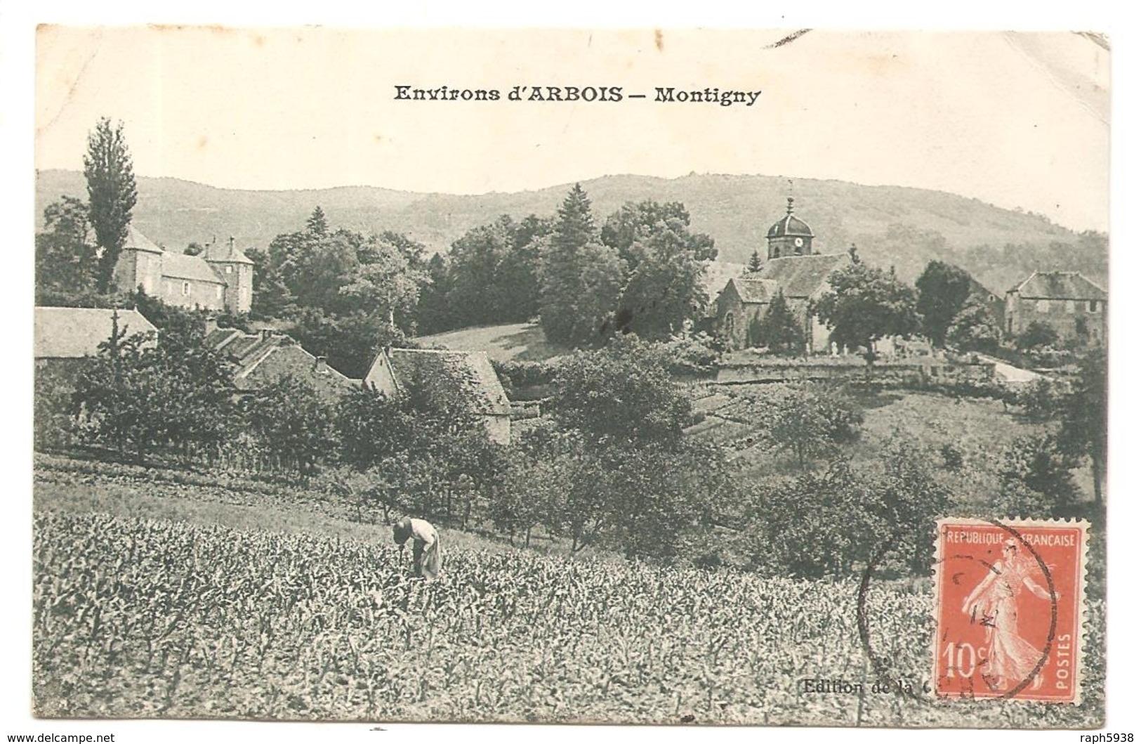 ARBOIS  Ses  Environs     ( Jura )  VUE GÉNÉRALE  MONTIGNY - Arbois