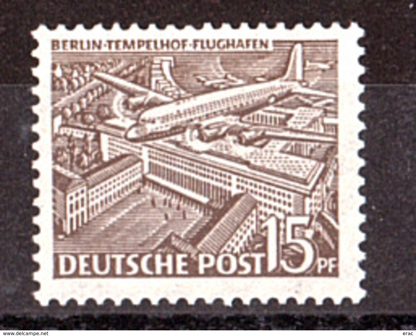 Berlin - 1949 - N° 34 - Neuf ** - Aéroport De Tempelhof - Neufs