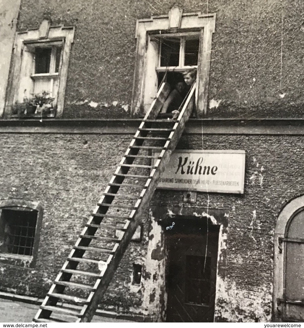 Passau (Niederbayern) HOCHWASSER „KÜHNE FLIESENARBEITEN“ 1965? Ak (Bayern Innondation Real Photo Ppc C.p Deutschland - Passau