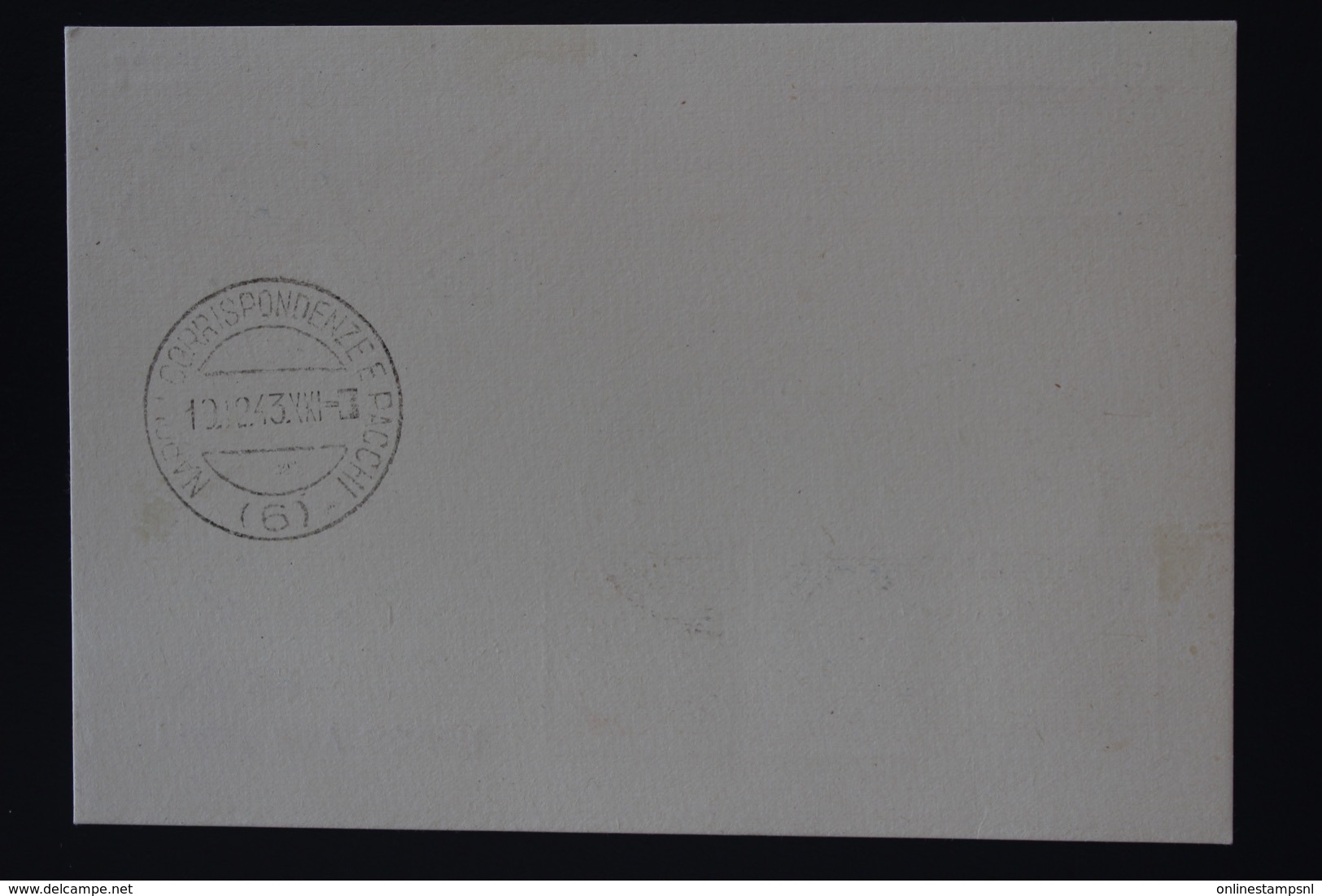 Italy First Day Cover  Sa 10, 12 , 43  Inaugurazione Servizio Postale  Napoli 10-12-1943 - Ocu. Anglo-Americana: Napoles