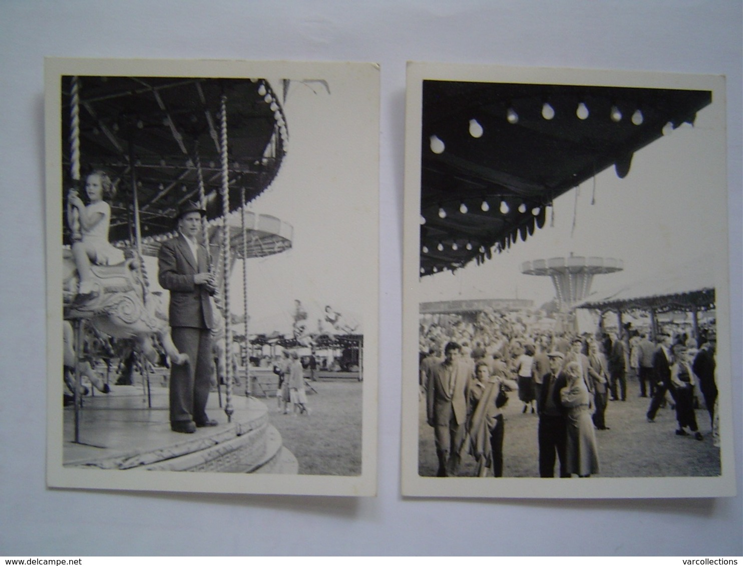 3 X PHOTOGRAPHIE Ancienne 1960 : FOIRE HAMPTON / MANEGE / ANGLETERRE - Autres & Non Classés