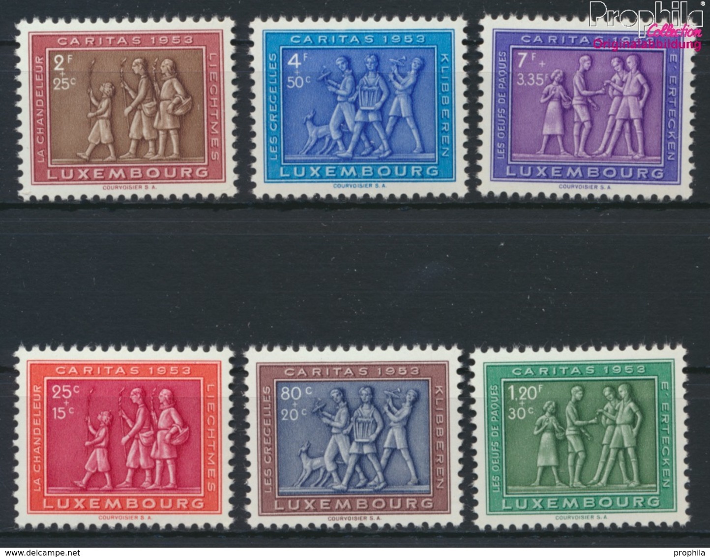Luxemburg 517-522 (kompl.Ausg.) Postfrisch 1953 Heimatliches Brauchtum (9256371 - Ungebraucht