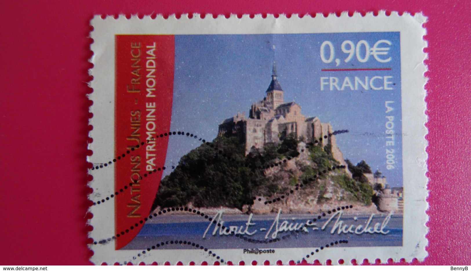 France 2006 Patrimoine Mondial émission Avec Nations Unis à Genève :Mont St Michel Et Son Abbaye - Obli. Used - Used Stamps