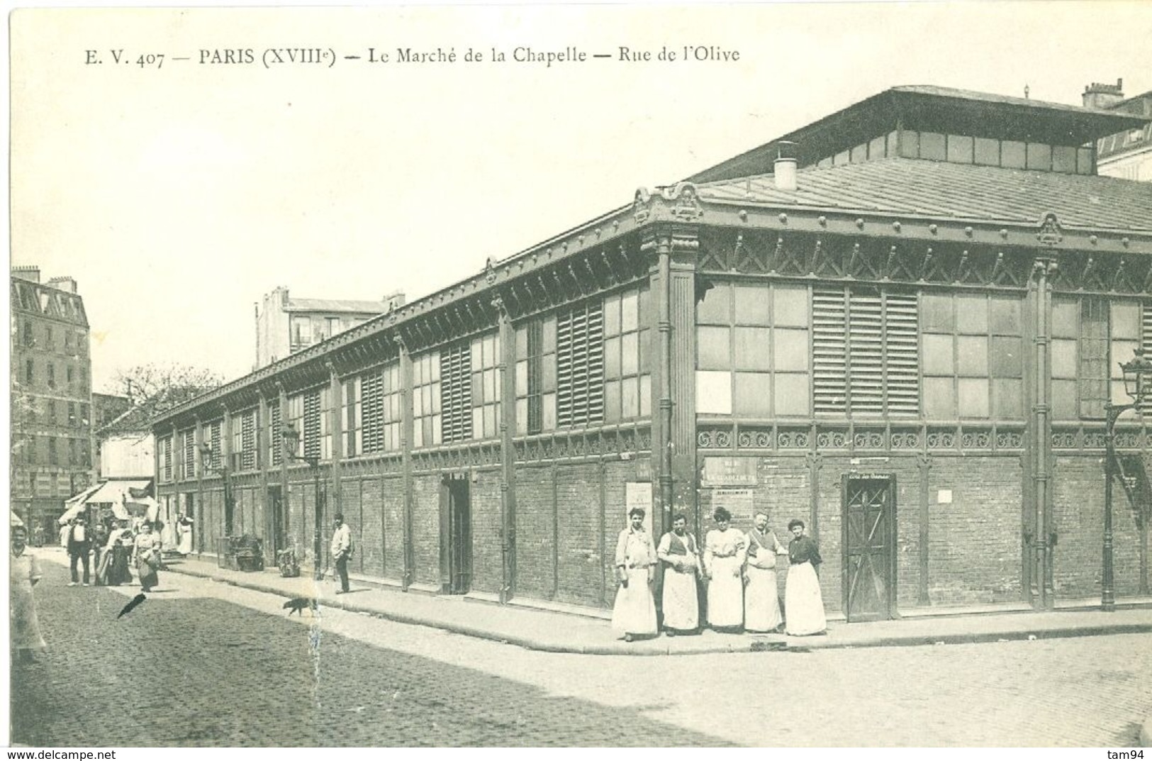 (75) Paris (18ème Arrdt) : Le Marché De La Chapelle - Rue De L'Olive (animée) - Arrondissement: 18