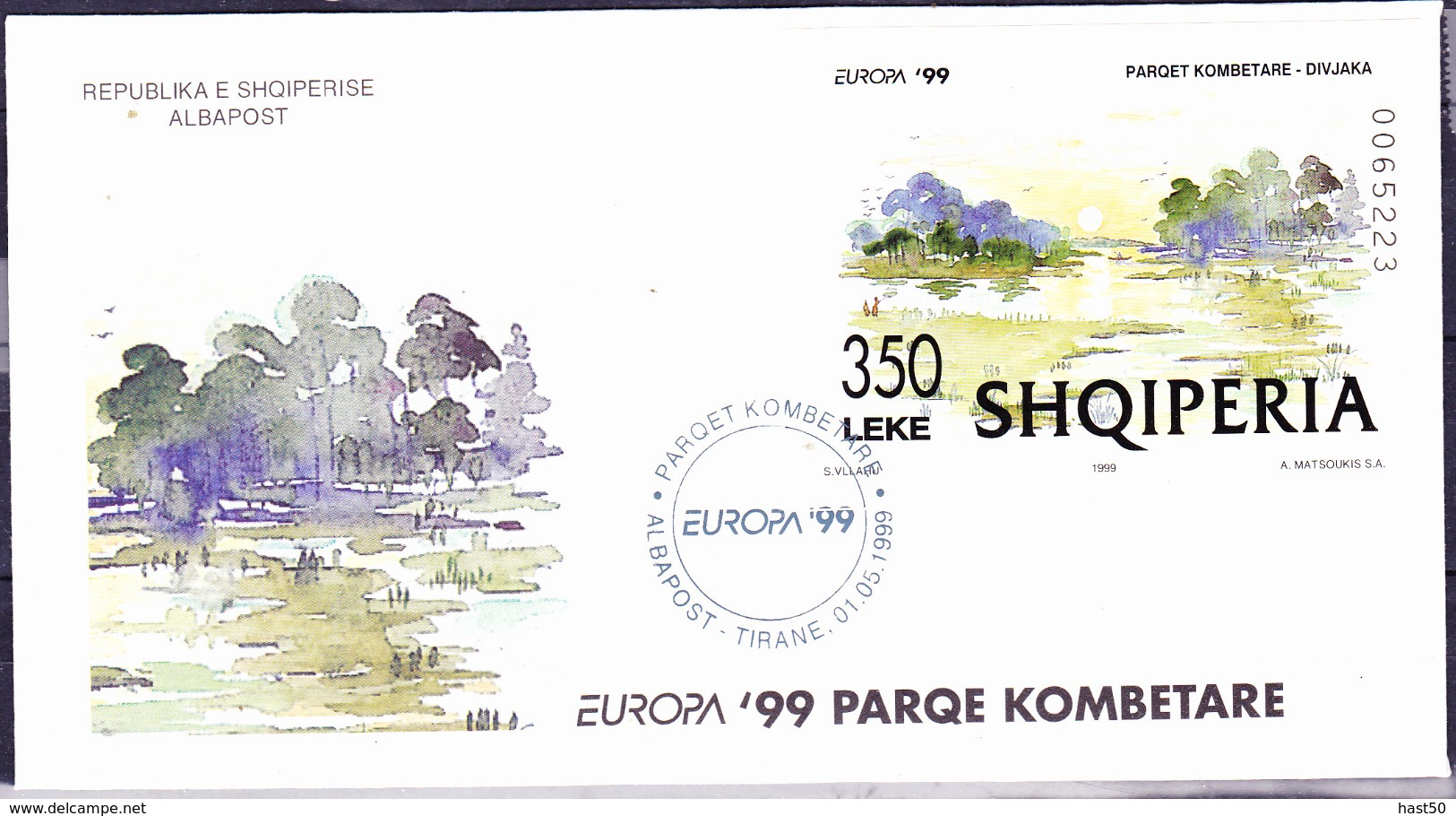 Albanien Albania Albanie - Europa (MiNr: Bl. 118) 1999 - FDC - 1999